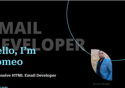Romeo Morgan Landing Page